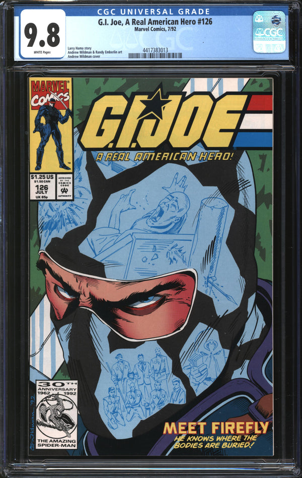 G.I. Joe, A Real American Hero (1982) #126 CGC 9.8 NM/MT