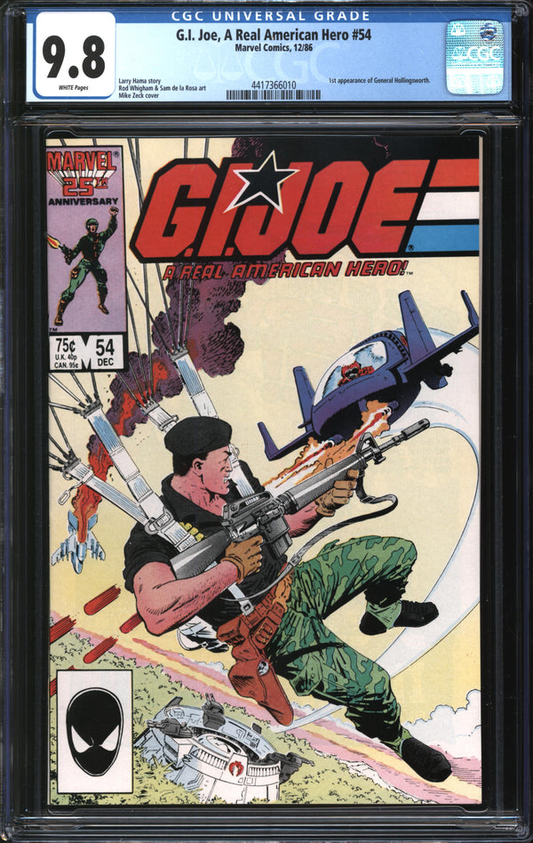 G.I. Joe, A Real American Hero (1982) # 54 CGC 9.8 NM/MT