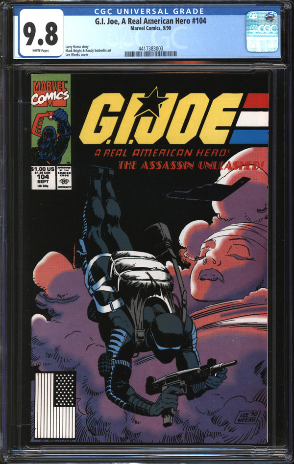 G.I. Joe, A Real American Hero (1982) #104 CGC 9.8 NM/MT