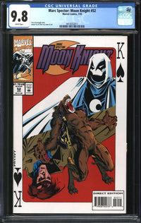 Marc Spector: Moon Knight (1989) #52 CGC 9.8 NM/MT