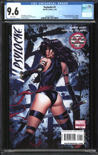 Psylocke (2010) #1 CGC 9.6 NM+