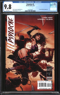 Psylocke (2010) #2 CGC 9.8 NM/MT