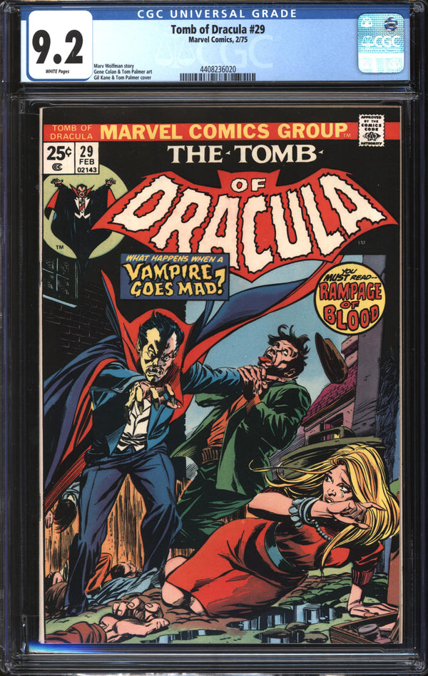 Tomb Of Dracula (1972) #29 CGC 9.2 NM-