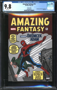 Amazing Fantasy (1962) #15 Turkish Edition CGC 9.8 NM/MT