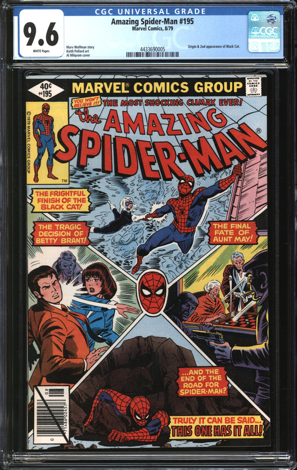 Amazing Spider-Man (1963) #195 CGC 9.6 NM+