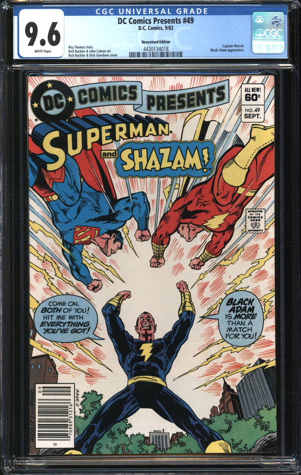 DC Comics Presents (1978) #49 Newsstand Edition CGC 9.6 NM+