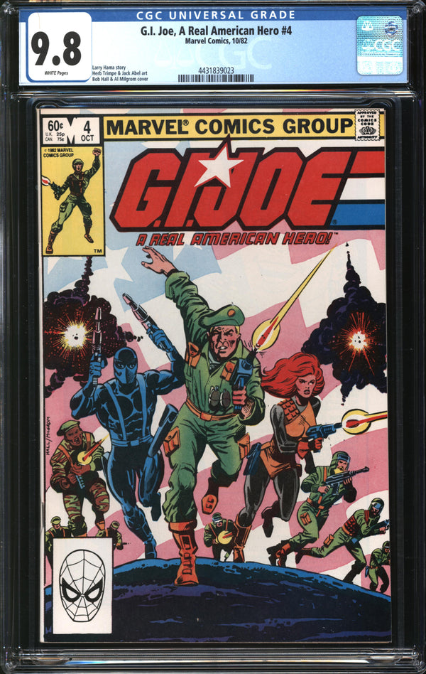 G.I. Joe, A Real American Hero (1982) #  4 CGC 9.8 NM/MT