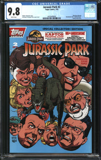 Jurassic Park (1993) #2 CGC 9.8 NM/MT