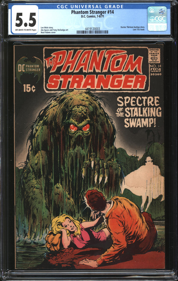 Phantom Stranger (1969) #14 CGC 5.5 FN-