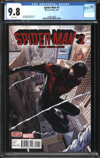 Spider-Man (2016) #  1 CGC 9.8 NM/MT