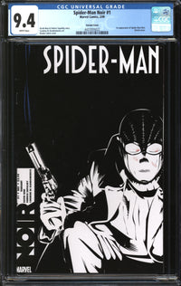 Spider-Man Noir (2009) #1 Variant Cover CGC 9.4 NM