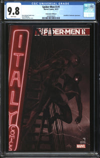 Spider-Men II (2017) #1 Gabriele Dell'Otto Italycomics Edition A CGC 9.8 NM/MT