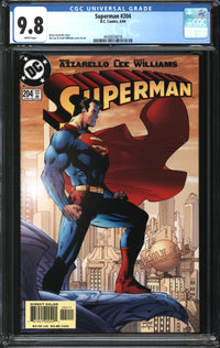 Superman (1987) #204 CGC 9.8 NM/MT