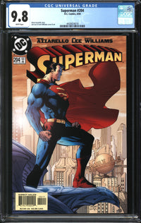 Superman (1987) #204 CGC 9.8 NM/MT