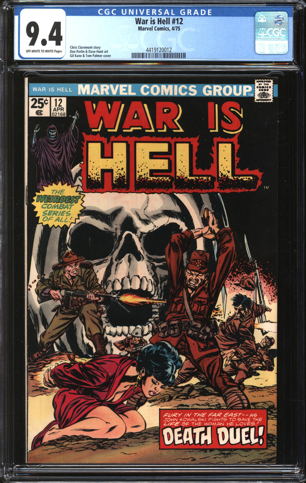 War Is Hell (1973) #12 CGC 9.4 NM