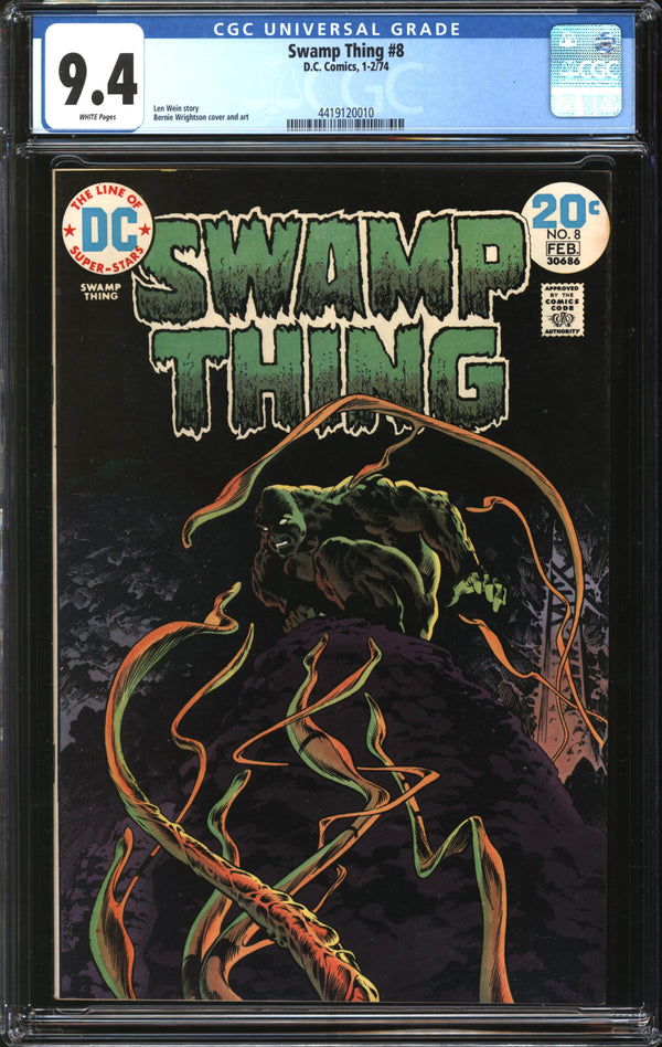 Swamp Thing (1972) # 8 CGC 9.4 NM