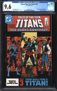 Tales Of The Teen Titans (1984) #44 CGC 9.6 NM+