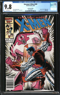 Uncanny X-Men (1981) #209 Newsstand Edition CGC 9.8 NM/MT