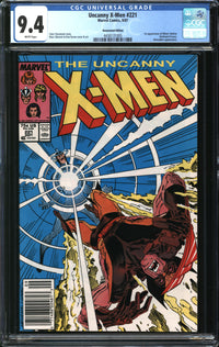 Uncanny X-Men (1981) #221 Newsstand Edition CGC 9.4 NM