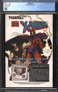 X-Men (1991) # 4 CGC 9.8 NM/MT