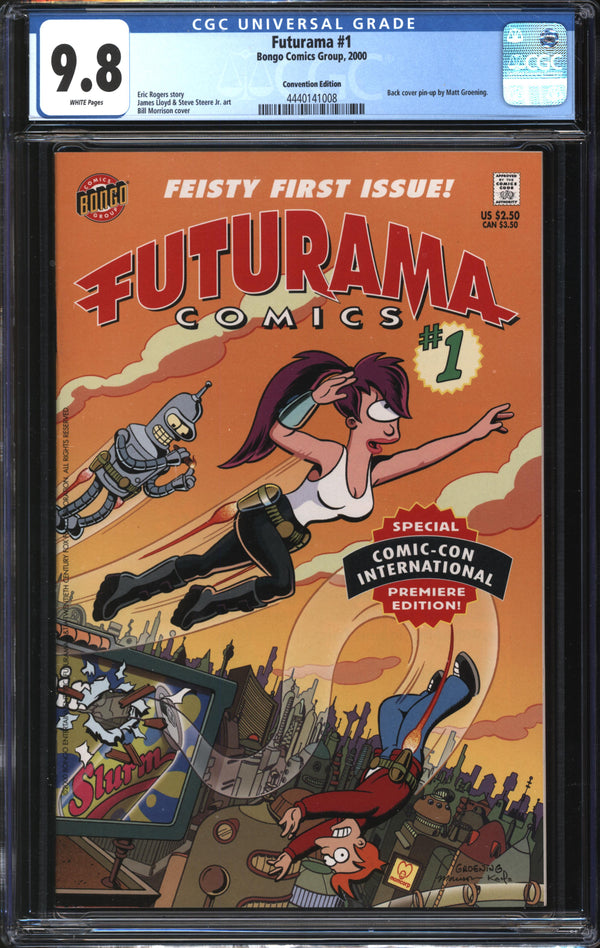 Futurama (2000) #1 Convention Edition CGC 9.8 NM/MT