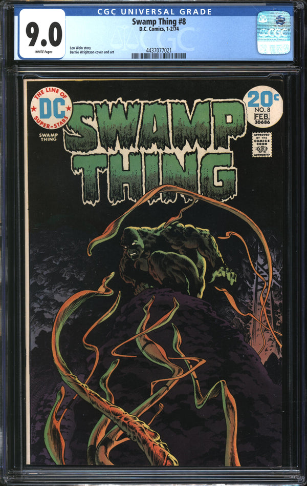 Swamp Thing (1972) # 8 CGC 9.0 VF/NM