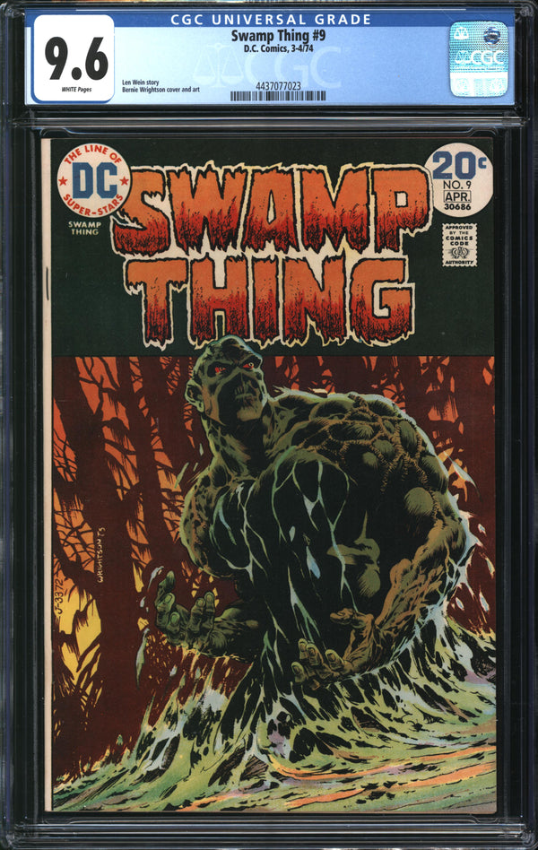 Swamp Thing (1972) # 9 CGC 9.6 NM+