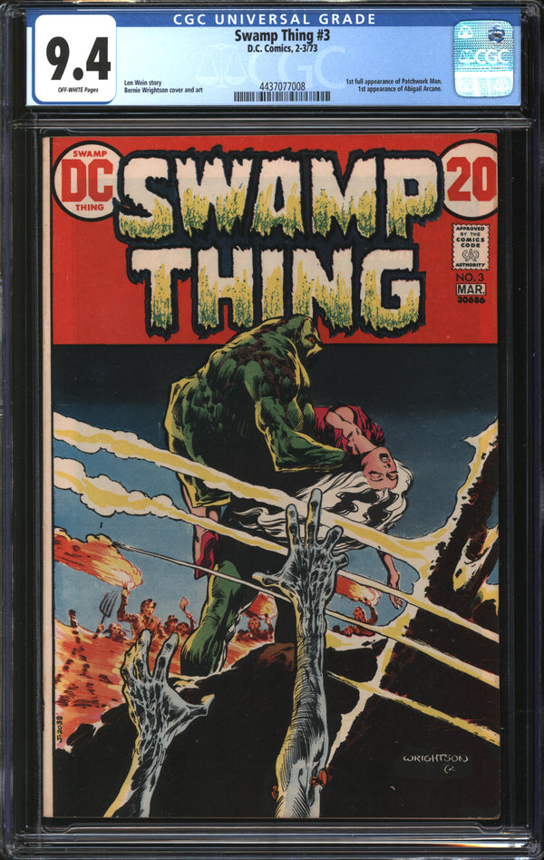 Swamp Thing (1972) # 3 CGC 9.4 NM