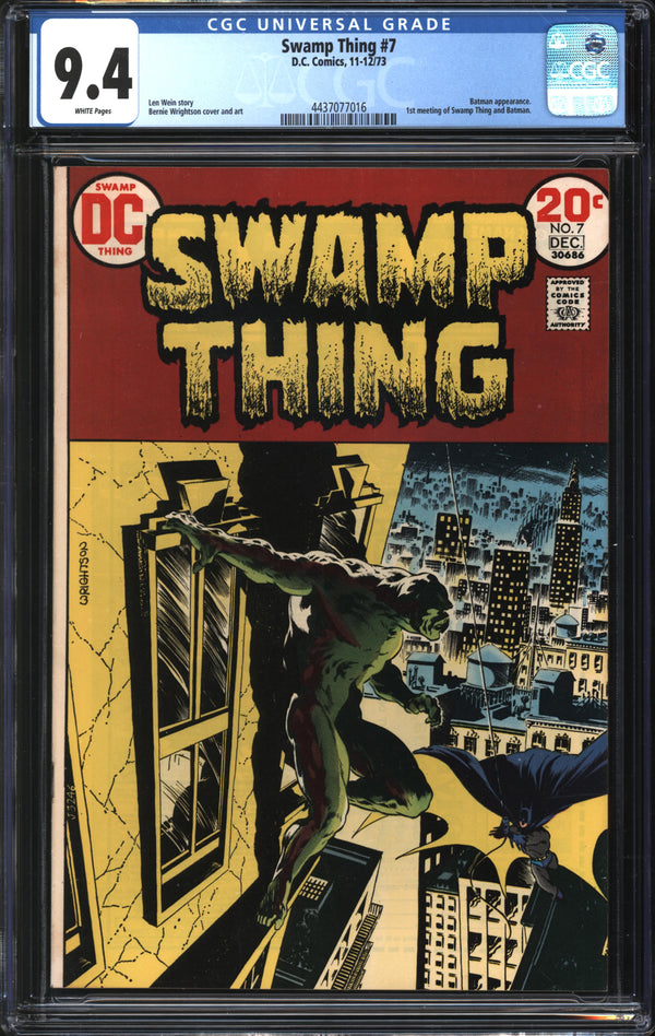 Swamp Thing (1972) # 7 CGC 9.4 NM