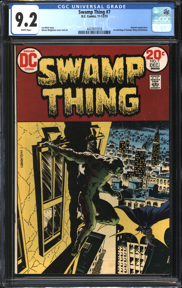 Swamp Thing (1972) # 7 CGC 9.2 NM-