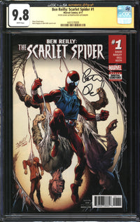 Ben Reilly: Scarlet Spider (2017) #1 CGC x JSA Signature Series 9.8 NM/MT