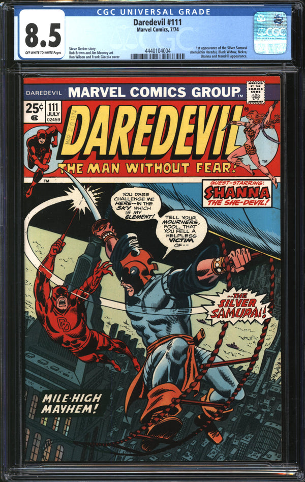 Daredevil (1964) #111 CGC 8.5 VF+