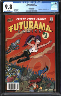 Futurama (2000) # 1 Newsstand Edition CGC 9.8 NM/MT