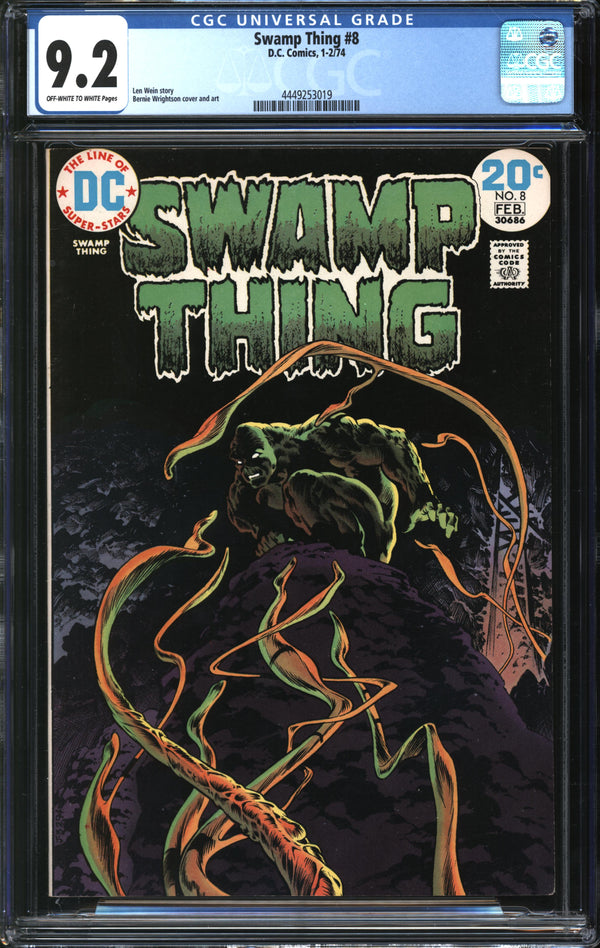 Swamp Thing (1972) # 8 CGC 9.2 NM-