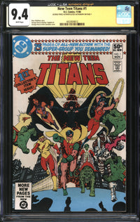 New Teen Titans (1980) # 1 CGC x JSA Signature Series 9.4 NM