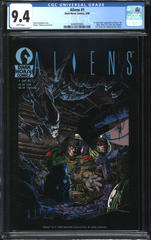 Aliens (1988) #1 CGC 9.4 NM