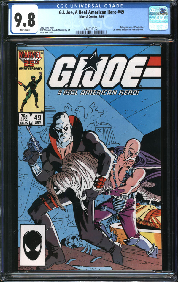 G.I. Joe, A Real American Hero (1982) # 49 CGC 9.8 NM/MT