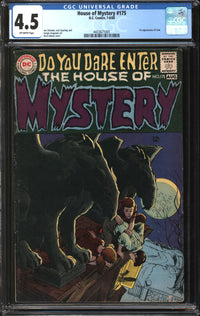 House Of Mystery (1952) #175 CGC 4.5 VG+