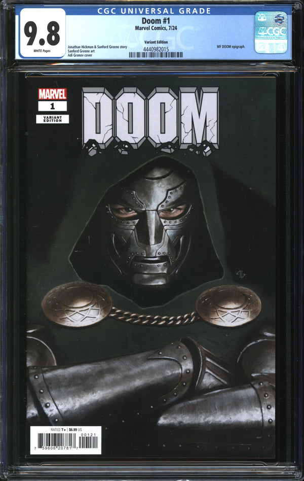 Doom (2024) #1 Adi Granov Variant CGC 9.8 NM/MT