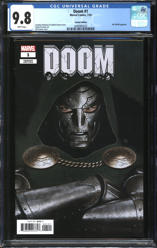 Doom (2024) #1 Adi Granov Variant CGC 9.8 NM/MT