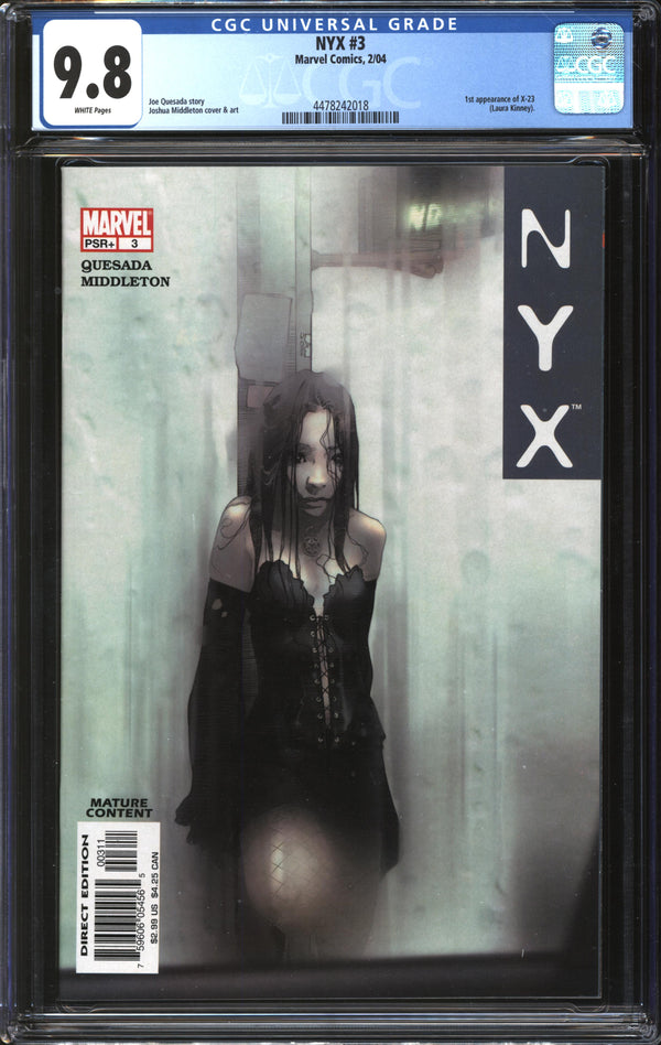 NYX (2003) #3 CGC 9.8 NM/MT