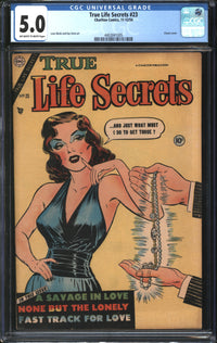 True Life Secrets (1954) #23 CGC 5.0 VG/FN