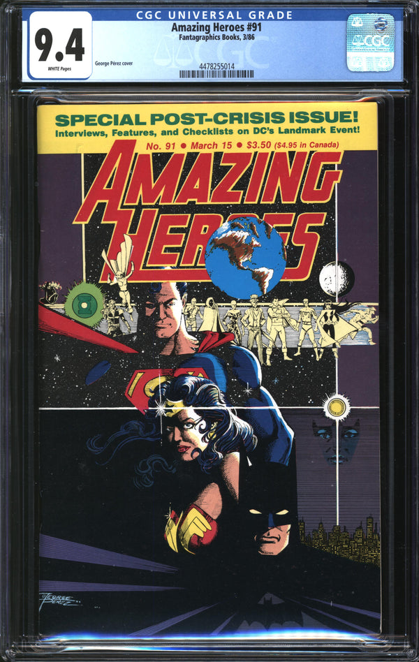 Amazing Heroes (1981) # 91 CGC 9.4 NM