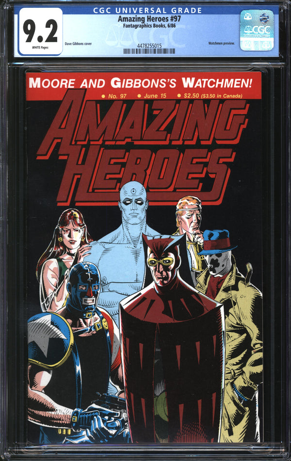 Amazing Heroes (1981) # 97 CGC 9.2 NM-