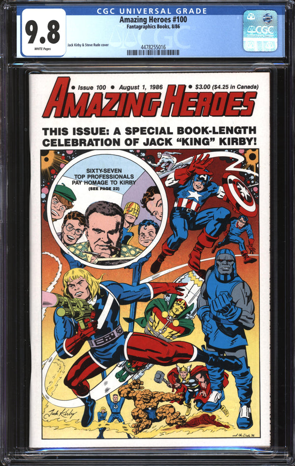 Amazing Heroes (1981) #100 CGC 9.8 NM/MT