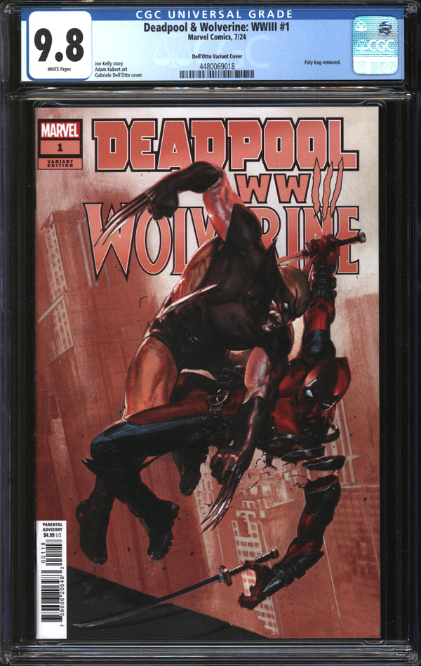 Deadpool & Wolverine: WWIII (2024) #1 Gabriele Dell'Otto Variant CGC 9.8 NM/MT