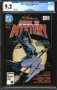 Elvira's House Of Mystery (1986) #11 CGC 9.2 NM-