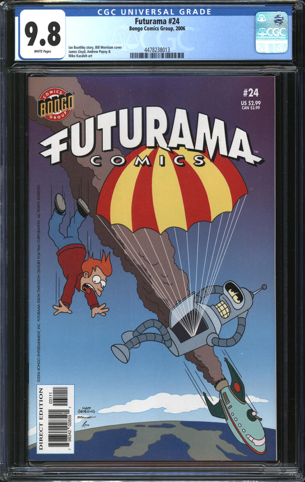 Futurama (2000) #24 CGC 9.8 NM/MT