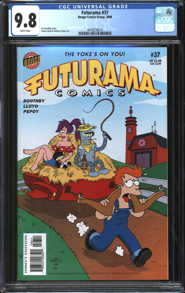 Futurama (2000) #37 CGC 9.8 NM/MT