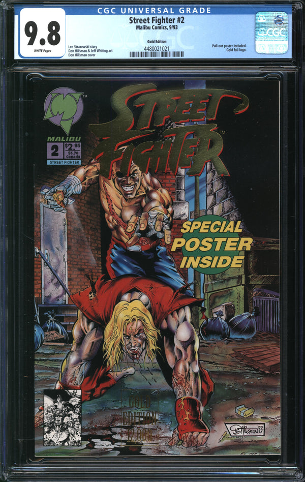 Street Fighter (1993) #2 Gold Edition CGC 9.8 NM/MT